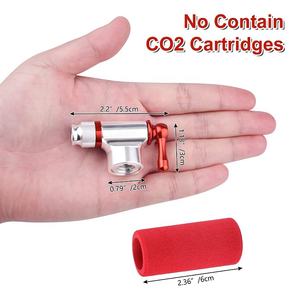 <span class=keywords><strong>Pompe</strong></span> à main mini haute pression en alliage d'aluminium avec manomètre, légère et durable, pour valves Presta, pneus de vélo de route, VTT, BMX - Product Image 4