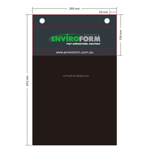 Permiso de plástico de PVC flexible Bolsa de archivo personalizada Bolsa de boleto de trabajo bloqueable Permiso Portadocumentos Cubierta Carpeta de archivos - Product Image 2