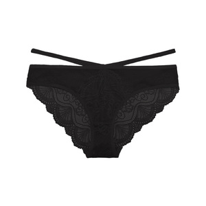 Sexy Spitzen unterwäsche für Frau Doppel gürtel Taille Mid-Rise Höschen Weibliche Slips Intimates - Product Image 5