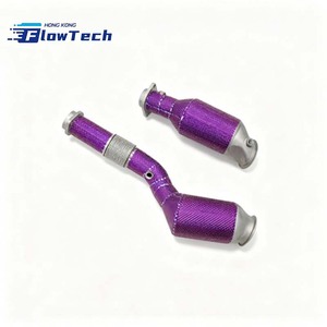 Tubería de Escape de Acero Inoxidable T304 con Revestimiento Térmico Morado para BMW G8X M2 M3 M4 S58 3.0T – 200 Celdas de Alto Flujo - Product Image 6