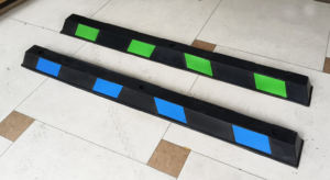 Topes de Goma Reflectantes para Estacionamiento - Topes Antideslizantes para Ruedas para Garaje/Zonas de Carga - Product Image 6