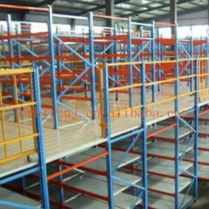 中国商业设备立式转盘仓储仓库阁楼货架高品质