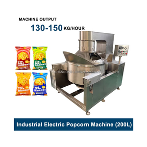 Máquina automática de palomitas de maíz con revestimiento de caramelo a precio barato de fábrica, máquina industrial de inducción eléctrica para hacer palomitas de maíz - Product Image 4