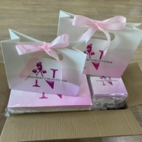 Ventes Flash 2025 – Sacs en Papier Personnalisés de Luxe pour Boutiques, Pliables et Réutilisables, Rose, avec Logo