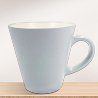 Modernqiu 사용자 정의 13 OZ/370ml 사진 승화를위한 손잡이와 친환경 미니멀리스트 디자인 세라믹 머그 경품 도매