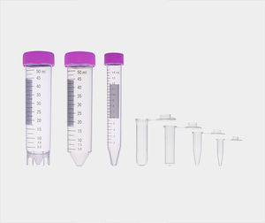 15ml 50ml Polypropylene स्नातक की उपाधि फ्लैट-शीर्ष पेंच ढक्कन के साथ स्पष्ट प्लास्टिक अपकेंद्रित्र ट्यूब - Product Image 5