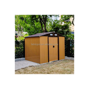 โรงเก็บของโลหะแบบล็อคได้ ป้องกันสนิม เหมาะสำหรับสวนหลังบ้าน ลานบ้านกลางแจ้ง - Product Image 1