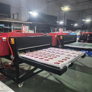 เครื่องรีดร้อนแบบสองสถานี <span class=keywords><strong>J</strong></span> Industrial สำหรับพิมพ์ลายลงบนผ้าด้วยวิธีทรานเฟอร์ความร้อน ใช้กับไวนิลและสกรีนโลโก้ สำหรับเสื้อยืด พร้อมระบบเปิดอัตโนมัติ - Product Image 3