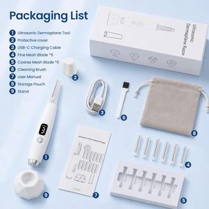 Electric Eyebrow Trimmer for Women LED Light Facial Hair Remover with 3 Speed Settings - Product Image 6