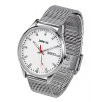Montre automatique en acier inoxydable BOMAXE, nouveau style, pour femme et couple, design simple, bracelet de 18 mm, quartz, 5 mm, vente en gros, bracelet en maille