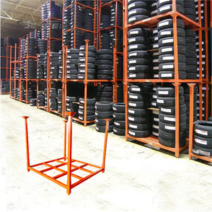 Rastrelliere per Pneumatici di Camion Resistenti e Durevoli con Tubi Quadrati Staccabili per Magazzino - Product Image 5