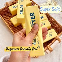 Jouets sensoriels anti-stress Taba Slow Rising Dumpling Squishy Butter Plush Squeeze Toys Pack, jouets extensibles doux en plastique, boîte de rangement