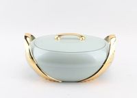 Ensemble de 3 casseroles isothermes de luxe de haute qualité pour garder les aliments au chaud, 2,5L, 3L, 3,5L, idéal pour les fêtes et événements