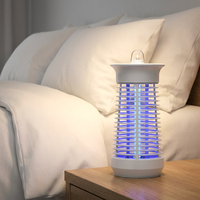 Tueur d'insectes électrique, lampe anti-moustiques 1000 V avec lampe UV 6W, répulsif anti-moustiques, piège à mouches électrique pour moustiques, mites, mouches