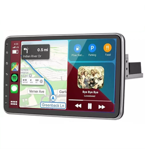 Radio con GPS para coche, reproductor multimedia con pantalla táctil DAB, <span class=keywords><strong>Android</strong></span>, 1 DIN, 10,1 pulgadas, estéreo, cámara de seguridad, <span class=keywords><strong>TV</strong></span> - Product Image 2