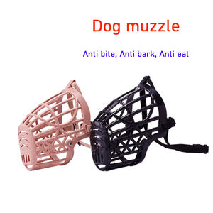 Venta directa de fábrica Plástico Ajustable Moda Mascota Anti-mordedura Hombre Lobo Perro Bozal Boca Cubierta Para Perros Mascota Perro Bozal Seguro - Product Image 2