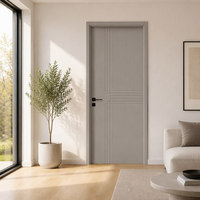 Porte intérieure en MDF imperméable de haute qualité ROI HOME, isolation acoustique, design moderne pour appartement, garantie 5 ans, marque MDOOR