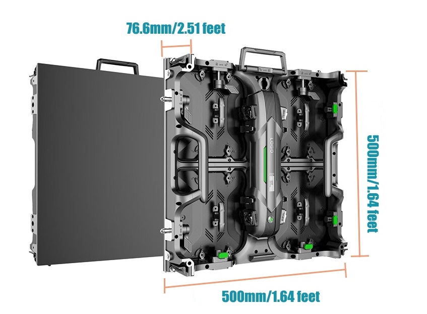 P3.91 야외 임대 LED 디스플레이 500x500mm p3.91 야외 LED 디스플레이 패널 무대 스크린,단계 화면 비디오 월