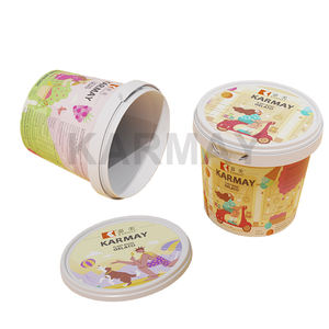 Pots écologiques Conteneurs d'emballage de cosmétiques de luxe pour soins de la peau hydratant Pot en plastique arrondi pour crème faciale - Product Image 4