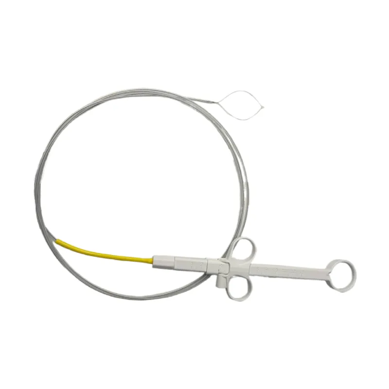Penggunaan Tunggal endoskopi elektrik dapat digunakan kembali polyektomi Snare polypektomi dingin Snare dengan CE ISO FSC