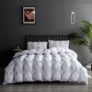 Xuống lông giường <span class=keywords><strong>Comforter</strong></span> Vua đôi kích thước Trắng khách sạn nhà ấm sang trọng bộ đồ giường Duvet tất cả các mùa Duvet lông nhân tạo - Product Image 4