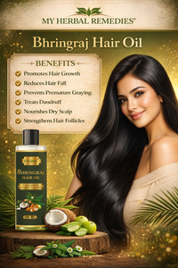 Bhringraj <b>Hair</b> <b>Oil</b> with <b>Ayurvedic</b> Herbal Formula for Fast <b>Hair</b> Growth <b>Hair</b> Fall Control Deep Scalp Nourishment and Strong <b>Hair</b> - Product Image 3