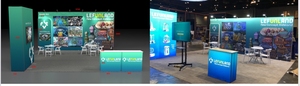 Diseño de cabina de exposición de lujo personalizado con luz para equipos de ferias comerciales para exhibición en ferias comerciales y exposiciones - Product Image 2
