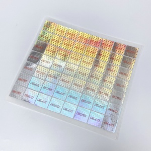 Custom <strong>Strong</strong> <strong>Adhesive</strong> Serial Number Hologram <strong>Sticker</strong> With Qr Code Shiny Gold Background Label <strong>Sticker</strong> - Product Image 4