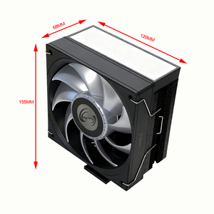 พัดลมระบายความร้อนซีพียูแบบเงียบประสิทธิภาพสูงขนาด 120 มม. DC12V สำหรับคอมพิวเตอร์เกมมิ่ง พร้อมฮีทซิงค์สำหรับเคสคอมพิวเตอร์ - Product Image 3