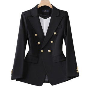 Meistverkauftes Modisches Damen-<span class=keywords><strong>Blazer</strong></span> und Hosen Set mit Revers und Langen Ärmeln Zweiteiliger Büroanzug - Product Image 5