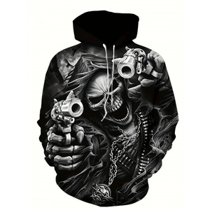 Felpa con Cappuccio UCARE Stampa Digitale 3D Casual Traspirante con Tasche Design Cool Autunno Inverno Unisex Stile <span class=keywords><strong>Anime</strong></span> - Product Image 5