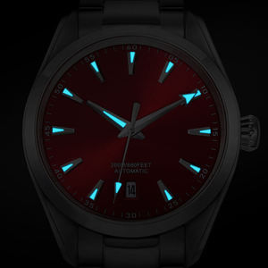 นาฬิกาข้อมือกลไกตัวเรือนสแตนเลสสตีลคุณภาพสูง ระบบกลไกแบบมืออาชีพ ชุดเฟืองละเอียด ทนน้ำได้ 20ATM พร้อมหน้าปัดแสดงผล - Product Image 6