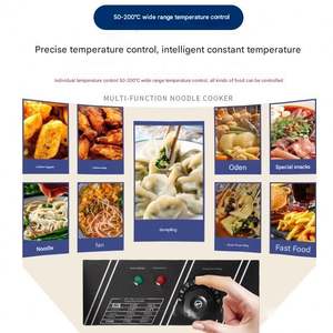 Freidora Portátil 3 en 1 para Fideos y Oden, Máquina para Freír Bocadillos, Ideal para Restaurantes y Servicios de Alimentos en Hoteles - Product Image 6