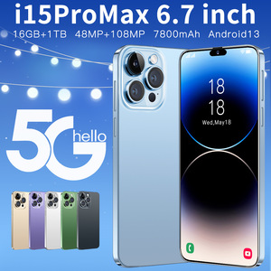 Teléfono Inteligente Todo en Uno I15 PM, 16GB+1TB, Cámara de 108MP, CDMA LTE, Pantalla LCD 4K de 120Hz, Octa Core, Inglés, Carga Rápida de 65W - Product Image 3