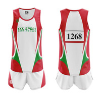 Maillots et shorts de marathon professionnels unisexes grande taille pour l'été, vêtements d'entraînement de course personnalisables avec logo, 100 % polyester, pour le sport et l'athlétisme