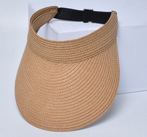 Cheap Long Bill Adjustable Paper Straw Beach Visor Sun <strong>Hats</strong> for Women <strong>Summer</strong> - Product Image 6