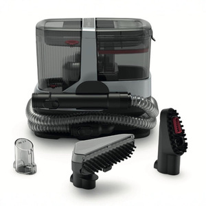 Limpiador a vapor C688 gris ceniza negro 600W con tanque de agua de 1-2L, eléctrico y portátil para limpieza de alfombras, sofás y colchones. - Product Image 3