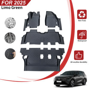 พรมปูพื้นรถยนต์แบบสั่งทำพิเศษ 5 มิติ TPE สำหรับทุกสภาพอากาศ สำหรับรถยนต์ Vinfast <span class=keywords><strong>Limo</strong></span> สีเขียว ปี 2025 พร้อมอุปกรณ์เสริม - Product Image 2