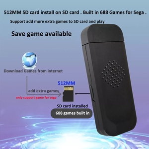 Bảng Điều Khiển Trò Chơi Điện Tử Gậy Chơi <span class=keywords><strong>Game</strong></span> SG800 4K Bảng Điều Khiển TV Mini Tích Hợp 688 - Product Image 3