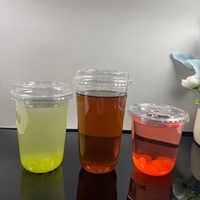 Offre Spéciale – Gobelets en Plastique Personnalisés PP/PET à Fond Rond 700ml (24oz) pour Thé Boba avec Couvercles Dôme Plats à Boire Directement – Échantillon Gratuit Disponible