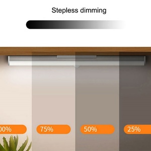 ไฟ LED แบบแท่งกลม ชาร์จผ่าน USB พร้อมเซ็นเซอร์อัจฉริยะตรวจจับความเคลื่อนไหวของร่างกายมนุษย์ ใช้เป็นไฟกลางคืนสำหรับห้องนอน บันได ตู้เสื้อผ้า - Product Image 4