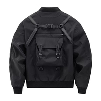 Manteau de vol décoratif à poches multiples, vêtements de travail, blouson cargo de bombardier pour hommes, mode OEM de qualité supérieure