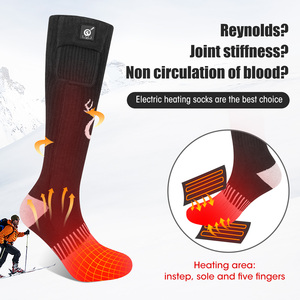 Chaussettes chauffantes épaisses en laine, isolées thermiquement, pour les travaux en extérieur par temps extrêmement froid, la chasse à la <span class=keywords><strong>neige</strong></span>, chauffage puissant, longue durée - Product Image 5