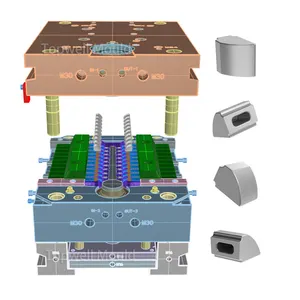 Layanan desain cetakan injeksi plastik bagian elektronik besar 3d pencetakan dan cetakan tiup cetakan plastik Polipropilena cetakan khusus