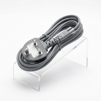 Câble d'alimentation de type G avec connecteur IEC C7 H03VVH2-F 2x0,75 mm² Fourniture OEM