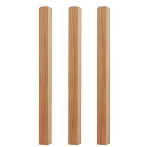 Poste de Barandilla de Roble Rojo Macizo de Estilo Moderno, Ecológico, Directo de Fábrica en Dong Nai, Vietnam - Product Image 1