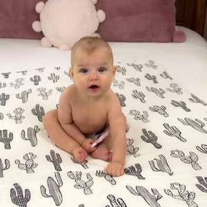 Coperta Avvolgente per Neonati in Mussola di Puro Cotone a 2 Strati, Asciugamano da Bagno per Bambini, Vendita all'Ingrosso - Product Image 4