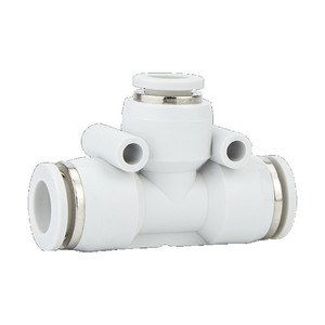 Raccord en T réducteur en plastique Qingze type T PEG4-6-8-10-12-16 à connexion rapide - Product Image 2