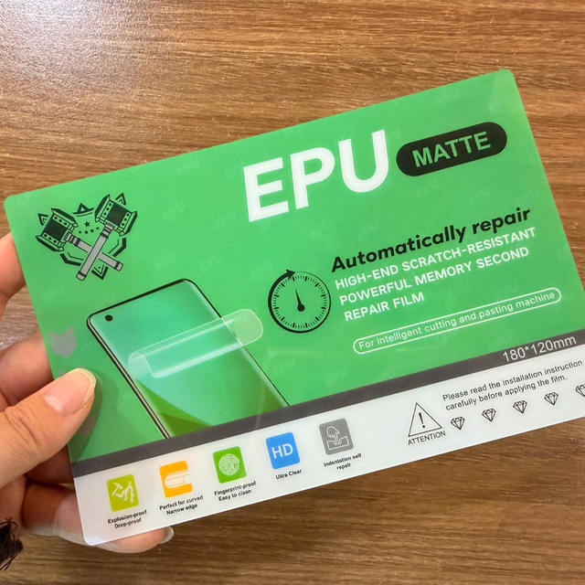 TPU Hydrogel Screen Protector Reair Matte HD EUP Mobile Phone Film for Cutting Machines