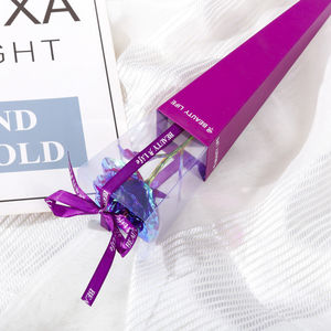Ramo de Regalo Creativo para el Día de San Valentín, Día del Maestro, Día Festivo, Caja de Regalo con Rosa de Papel Dorado, Ramo Artificial Estilo Instagram - Product Image 6